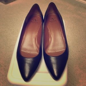 Aquatalia black pumps